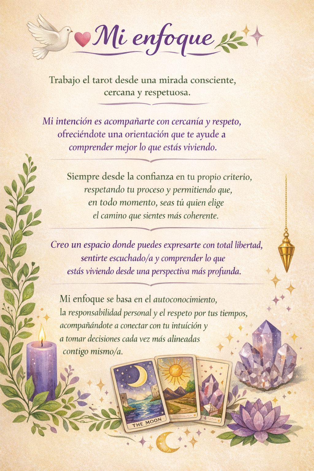 Mi enfoque en el tarot
